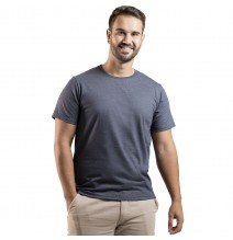Camiseta Algodão Mescla Preto Premium
